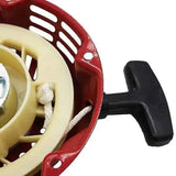 Pull Starter Start compatible with Gx120 Gx140 Gx160 Gx200 5.5hp 6.5hp Alternator, Plastic + Metal material, pull start replacement, Red Color In Australia - Darrahopens