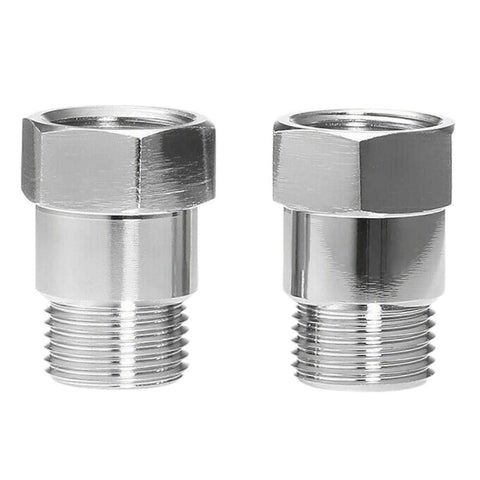 2 pcs O2 Sensor Spacer Thread Universal M18 X 1.5 Car Engine Light Oxygen Sensor Extension Adapter for Vehicle, Metal material In Australia - Darrahopens