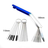 Carburetor Cleaning Kit Cleaning Needles Brushes Cleaning Tools, Stainless Steel + Steel material, car washing and detailing In Australia - Darrahopens