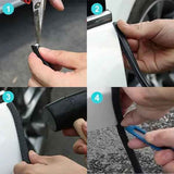 10m edge strip edge profile black edge tape clamping profile rubber, PVC + Rubber material, automotive replacement use, Black Color In Australia - Darrahopens