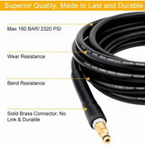 Replacement Hose for Karcher K2 K3 K4 K5 K6 K7 Pressure Washer High Pressure Cleaning Hose Quick Connector and Quick Release (6m), Black Color In Australia - Darrahopens
