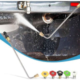 Angled Spray Lance, Underbody Wash Lance Compatible with Karcher K2 K3 K4 K5 K6 K7 Pressure Washer, Gutter Cleaning Kit In Australia - Darrahopens