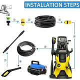 High pressure washer lance 150bar accessory for karcher k2 k3 k4 k5 k6 k7 with adjustable nozzle, car washing and detailing In Australia - Darrahopens
