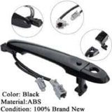 Front Right Driver Side Exterior Door Handle Fits Nissan Juke F15 2010-2022 80644-1FA5A 80644-3WC2A 80640-3WC2A Black, Black Color