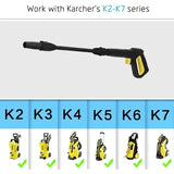 High Pressure Spray Gun with Trigger for Karcher K2 K3 K4 K5 K6 K7 Pressure Washer, Brass Nozzle, 2100 PSI Rating