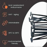 Nylon Universal Cable Tie Buckle, 10-100 pin and button cable ties self-locking 50 pcs, automotive replacement use, Black Color In Australia - Darrahopens