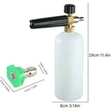 Foam Cannon with 1/4 Inch Quick Connect, 1 Liter Bottle and 5 Nozzle Tips for High Pressure Washer Cleaning Use In Australia - Darrahopens