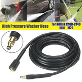 5 m M22 High Pressure Washer Hose for Nilfisk C100 C110 C120 C130 C140, Plastic Replacement Hose for Cleaning Use