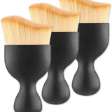Soft cleaning brush / brush for car interiors 3-pack Black, Plastic material, car washing and detailing, polishing or foam cleaning, Black Color In Australia - Darrahopens