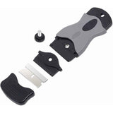2 pcs Ceramic Hob Scraper with 10 Plastic Scrapers + 10 Metal Blades, Ceramic Hob Scraper for Removing Labels, Black, Black Color In Australia - Darrahopens