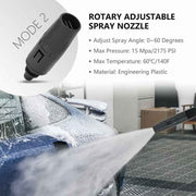 Karcher pressure washer lance dual function rotating nozzle adjustable turbo jet accessory, Engineering Plastic material In Australia - Darrahopens