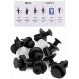 100 pcs Universal Door Trim Clip, Plastic Car Push Rivet Kit Door Card Panel Trim Clips Bumper Fastener Retainer In Australia - Darrahopens