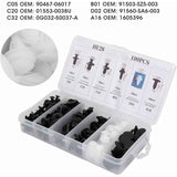 100 pcs Universal Door Trim Clip, Plastic Car Push Rivet Kit Door Card Panel Trim Clips Bumper Fastener Retainer In Australia - Darrahopens
