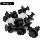100 pcs Universal Door Trim Clip, Plastic Car Push Rivet Kit Door Card Panel Trim Clips Bumper Fastener Retainer In Australia - Darrahopens