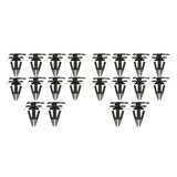 20 pcs Sill Trim Side Skirts Bumper Fastener Clip for Mini Cooper, Plastic material, direct exterior replacement, Black Color