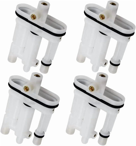 Carburetor Main Jet Replacement Kit, 4 Pack Heavy Duty Lawn Mower Engine Parts for Briggs & Stratton 09P702, Heavy Duty Use