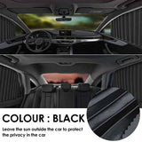 Car Window Sun Shade Magnetic Slidable Privacy Curtain Sun Protection Shield for Automotive Interior Black, for Car Truck Motorcycle and Vehicle Use In Australia - Darrahopens