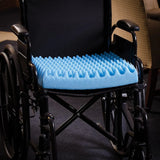 Egg Crate Foam Seat Cushion for Back Pain and Sciatica Relief, Chair Car Seat Office Wheelchair Pad, 19x19x3 Inch Blue In Australia - Darrahopens