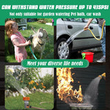 Garden Leader Hose, Stainless Steel Flexible Water Extension Pipe for Car Wash and Outdoor Use, 3 Ft, Stainless Steel Construction