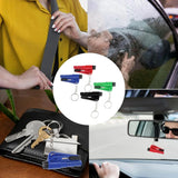 4 PCS Car Emergency Escape Tool Set with Window Breaker, Seat Belt Cutter and Survival Whistle for Drivers, 4 Colors