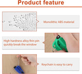 4 PCS Car Emergency Escape Tool Set with Window Breaker, Seat Belt Cutter and Survival Whistle for Drivers, 4 Colors