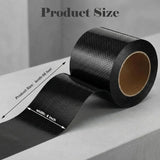 RV Underbelly Tape, Corrugated Waterproof Thick Adhesive Patch for Camper Travel Trailer Mobile Home Tear Repair, Black 2 Pack, 4 Inch X 66 Feet Size In Australia - Darrahopens