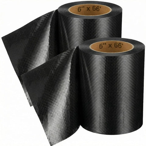 RV Underbelly Tape, Corrugated Waterproof Thick Adhesive Patch for Camper Travel Trailer Mobile Home Repair, Black 6 Inch x 66 Feet, 2 Pack In Australia - Darrahopens