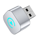 Wireless CarPlay Android Auto 2-in-1 Smart Car Connection Box for Apple iPhone and Android Devices, Size 33, Silver