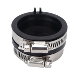 Intake Manifold Carburetor Holder 16065-1379 with 2 Clamps, Replacement for Prairie 360 KVF360 2x4 2003-2009 ATV