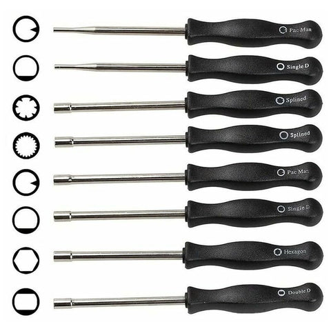 8 Pack Assorted Carburetor Screwdrivers, Adjustment Tool Set for 2-Stroke Engines, Non-Slip Square Handle Tools In Australia - Darrahopens