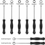 8 Pack Assorted Carburetor Screwdrivers, Adjustment Tool Set for 2-Stroke Engines, Non-Slip Square Handle Tools In Australia - Darrahopens