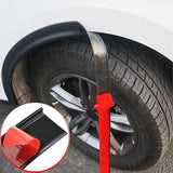 Universal Rubber Fender Flares, Car Wheel Arch Wing Expander Eyebrow Mudguard Lip Body Kit Protection, Black, 3m x 3cm In Australia - Darrahopens