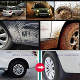 Mudguards for Volvo V60 MK II Estate 2019-2021, Molded Front and Rear Splash Guards, Semi-Rigid ABS Plastic Set