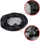 13 Inch Spare Tyre Wheel Cover for 55-58cm / 22-23 Inch Diameter, PVC Waterproof Dustproof UV Protection Cover