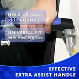 Car Assist Handle for Elderly, Vehicle Support Handle with Emergency Hammer Window Breaker for Entry and Exit, Blue