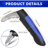 Car Assist Handle for Elderly, Vehicle Support Handle with Emergency Hammer Window Breaker for Entry and Exit, Blue