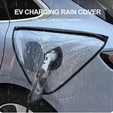 Electric Car Charging Port Rain Cover, Waterproof Dustproof EV Connector Protection for Universal Vehicles, 60 x 50 cm In Australia - Darrahopens