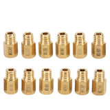 12pcs Mikuni VM TM TMX Carburetor Main Jet Kit, 90-200 Metal Gold Jets for Flat Slide Carburetor Tuning Kit Set In Australia - Darrahopens