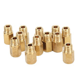 12pcs Mikuni VM TM TMX Carburetor Main Jet Kit, 90-200 Metal Gold Jets for Flat Slide Carburetor Tuning Kit Set