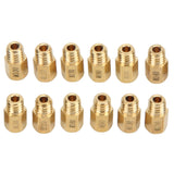 12pcs Mikuni VM TM TMX Carburetor Main Jet Kit, 90-200 Metal Gold Jets for Flat Slide Carburetor Tuning Kit Set
