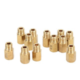 12pcs Mikuni VM TM TMX Carburetor Main Jet Kit, 90-200 Metal Gold Jets for Flat Slide Carburetor Tuning Kit Set
