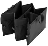 Foldable Car Trunk Bag Organiser, Portable Boot Storage Box for Groceries Tools and Travel Items, Polyester, Black In Australia - Darrahopens