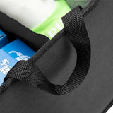 Foldable Car Trunk Bag Organiser, Portable Boot Storage Box for Groceries Tools and Travel Items, Polyester, Black