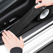 1 Roll 5D Carbon Fibre Tape for Car Door Sill, Anti-Collision Waterproof Protector Sticker, Black, 5 cm x 3 m Roll In Australia - Darrahopens