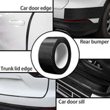 2 Rolls 5D Carbon Fibre Tape for Car Door Sill, Anti-Collision Waterproof Protector Sticker, Black, 5 cm x 3 m Each In Australia - Darrahopens
