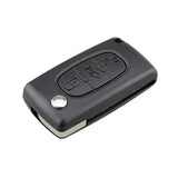 3 Button Key Fob Remote Control Case Cover for Peugeot Partner Citroen Berlingo Dispatch, Replacement Shell Only