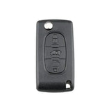 3 Button Key Fob Remote Control Case Cover for Peugeot Partner Citroen Berlingo Dispatch, Replacement Shell Only