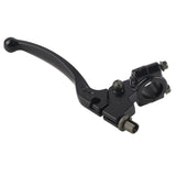 Foldable Clutch Lever with Bracket for 50cc-125cc Dirt Pit Bike, 22mm 7/8in Handlebar, 8mm Cable Housing Fitting