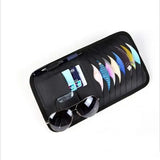 Car Sun Visor Organiser, CD/DVD Holder Storage Bag with Wallet Clip and Glasses Holder for Cards Documents and Small Items In Australia - Darrahopens