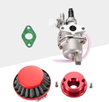 Red 2-Stroke 47cc 49cc Carburetor with Air Filter, Replacement for Mini ATV Quad Go-Kart Scooter Moped Dirt Bike In Australia - Darrahopens